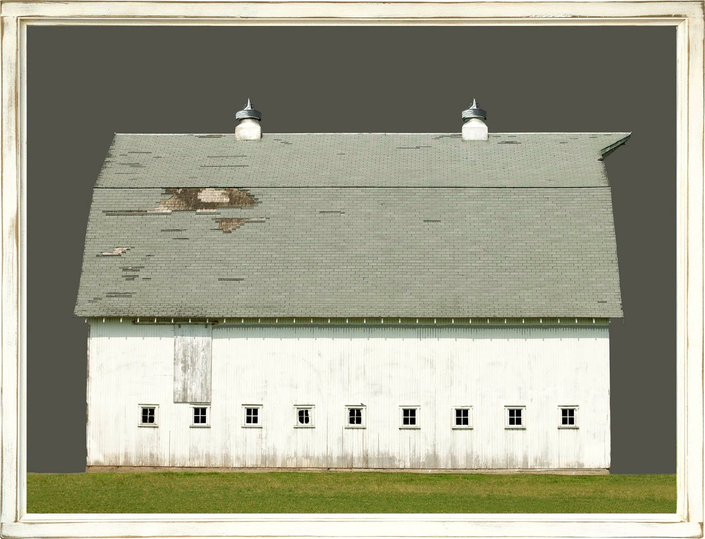 Madison County Barn on Graphite Gray